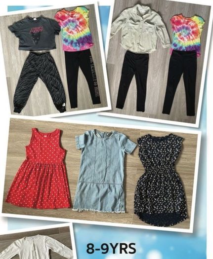 Girls Clothes Bundle - 8 Pieces plus 3 Free - 8-9yrs