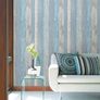Shabby Chic Blue Wooden Effect Wallpaper (FREE POSTAGE) Image 4