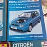 4 Haynes service and repair manuals for various car models. Image 4