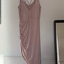 River Island S size Asymmetrical dress Rose colour Image 9