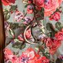 Oasis sage and coral dress Image 4
