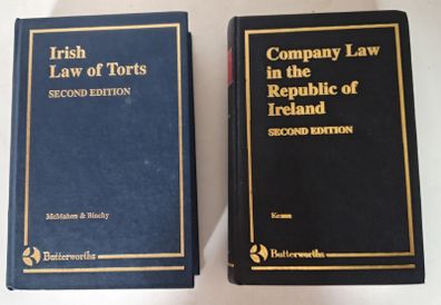 Two Vintage Legal Law Books