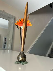 Antique Onion Bulb Vase