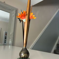 Antique Onion Bulb Vase
