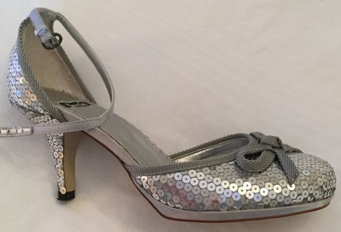 Bertie Silver Sequent Shoes