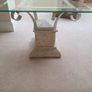 Italian Marble & Glass Side Table Image 8