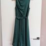 Forest Green belted occasion Oasis Dress size UK 8 Image 3
