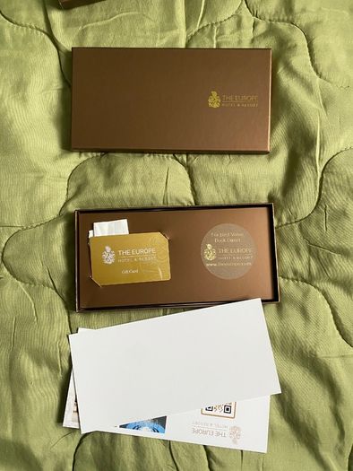 The Europe Hotel & Resort Gift Voucher