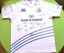Signed 2013/15 Leinster Rugby Canterbury Away  Jersey Size XL