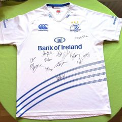 Signed 2013/15 Leinster Rugby Canterbury Away  Jersey Size XL