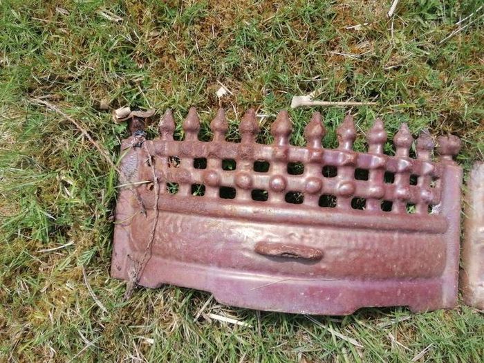 Lot:Vintage Cast Iron Fire Fronts