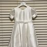 Caroline dress white small with organza sleeve Image 4