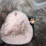 Claires fluffy pink purse Image 3