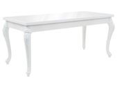 Dining Table 179x89x81 cm High Gloss White