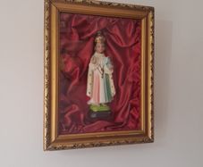Vintage Child of Prague Shadow Box