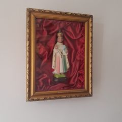 Vintage Child of Prague Shadow Box