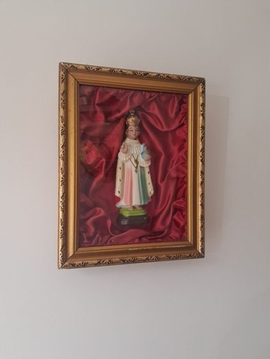 Vintage Child of Prague Shadow Box