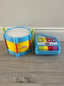 Kids drum and piano