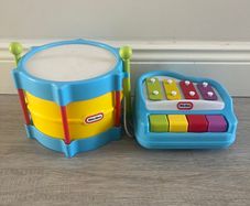 Kids drum and piano