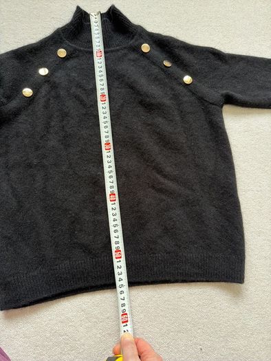 From Future black cashmere jumper size M