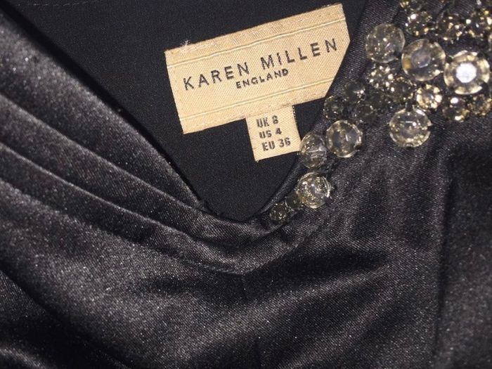Karen Millen black occasion midi dress