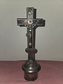 Vintage German made Metal Crucifix