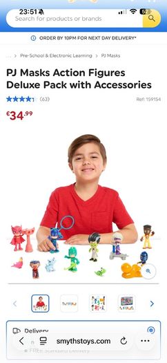 PJ Masks cars and toys