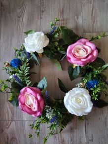 Harvest spring wreath