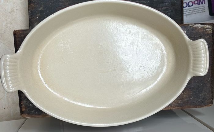 Vintage LE CREUSET no 32 cast iron dish