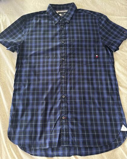 Tommy Hilfiger Blue Plaid Shirt XL