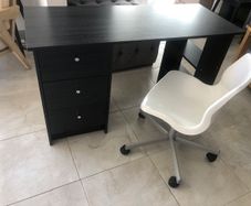 desk and chair