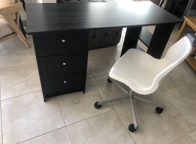 desk and chair