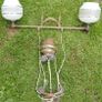 Antique Brass Rise and Fall Ceiling Lights Image 3