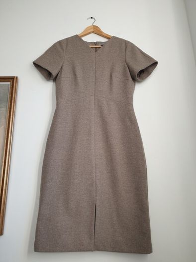 Cos Cashmere/wool Blend Dress Size Uk 10