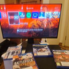 Sony PS4 Pro 1TB Console + Boxed MSI MP251L Gaming Monitor Setup + 4 Games Bundle