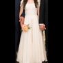 Custom made silk wedding dress Image 4