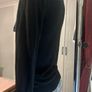 Moschino jeans Donna black zipped cardi with bow size UK12 EU40 Postage included Image 4