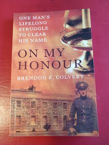 On My Honour/ Brendon K. Colvert/ Mercier Press/ 2011
