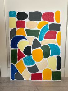 Colourful abstract painting