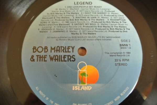 Bob Marley TBest Of Bob Marley And The Wailers Irish pressing