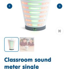 Classroom sound meter