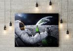 Astronaut drinking Beer printed Wall picture 3mm foamex board printed picture on it wall board wall decor wall art picture