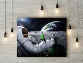 Astronaut drinking Beer printed Wall picture 3mm foamex board printed picture on it wall board wall decor wall art picture