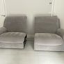 3 Seater Fabric Electric Recliner Sofa Light Grey Image 8