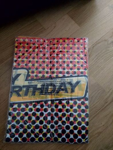 Boys Birthday Plastic Table Cover