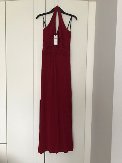 Maxi Dress Maroon size 8 - RRPP E295 Laundry by Shelly Segal