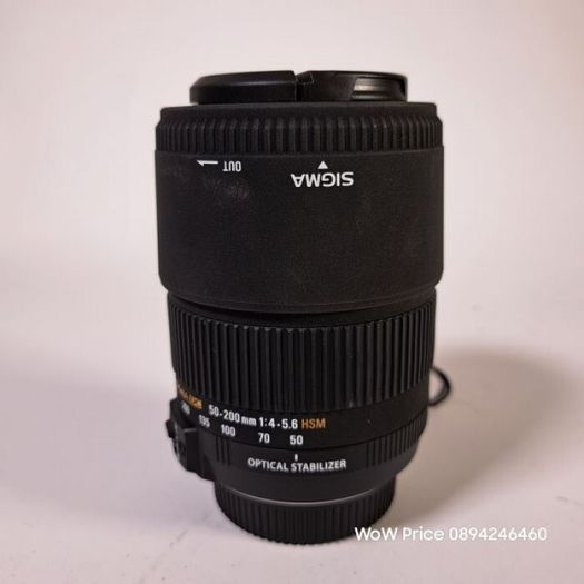 Sigma Zoom 50-200mm f/4-5.6 DC OS HSM Lens for Nikon - Tested & Working