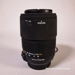 Sigma Zoom 50-200mm f/4-5.6 DC OS HSM Lens for Nikon - Tested & Working