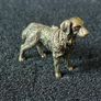 3 brass Dogs, Solid brass. Image 3