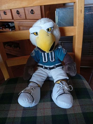 Vintage NFL Football Philadelphia Eagles Plush Mascot Stuffed Swoop Toy 16"